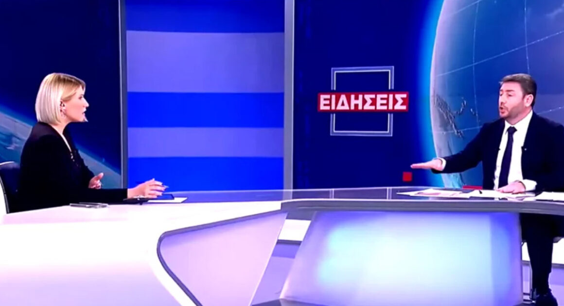 ΣΚΑΪ: Έντονος διάλογος μεταξύ Σίας Κοσιώνη και Νίκου Ανδρουλάκη – «Τα ίδια λέγατε και επί Καραμανλή»