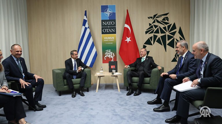 Μητσοτάκης - Ερντογάν συνάντηση