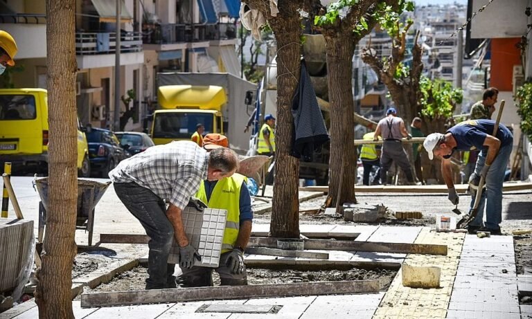 Έργα Αθήνα Πεζοδρόμια