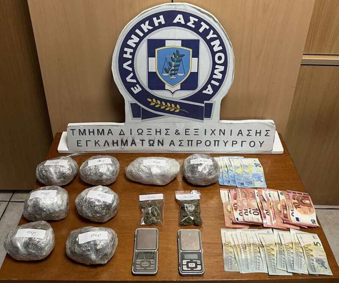 Αγία Βαρβάρα: Χειροπέδες σε δύο άτομα για διακίνηση ναρκωτικών – Έκρυβαν κάνναβη σε ειδική κρύπτη στην κουζίνα
