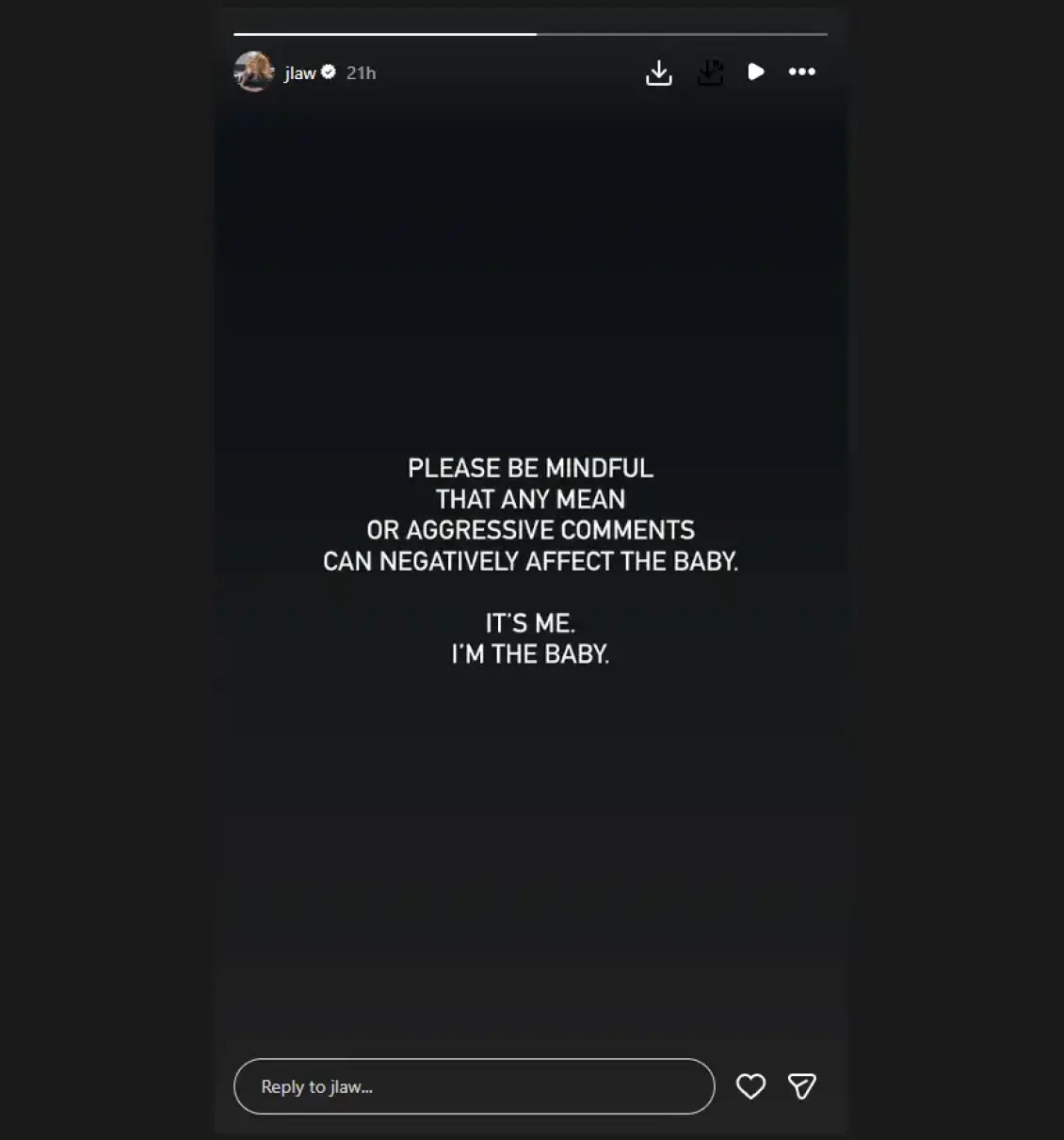 Η Τζένιφερ Λόρενς έκανε δυναμική είσοδο στο Instagram: «Αν υπάρξει αρνητικότητα, φεύγω αμέσως»
