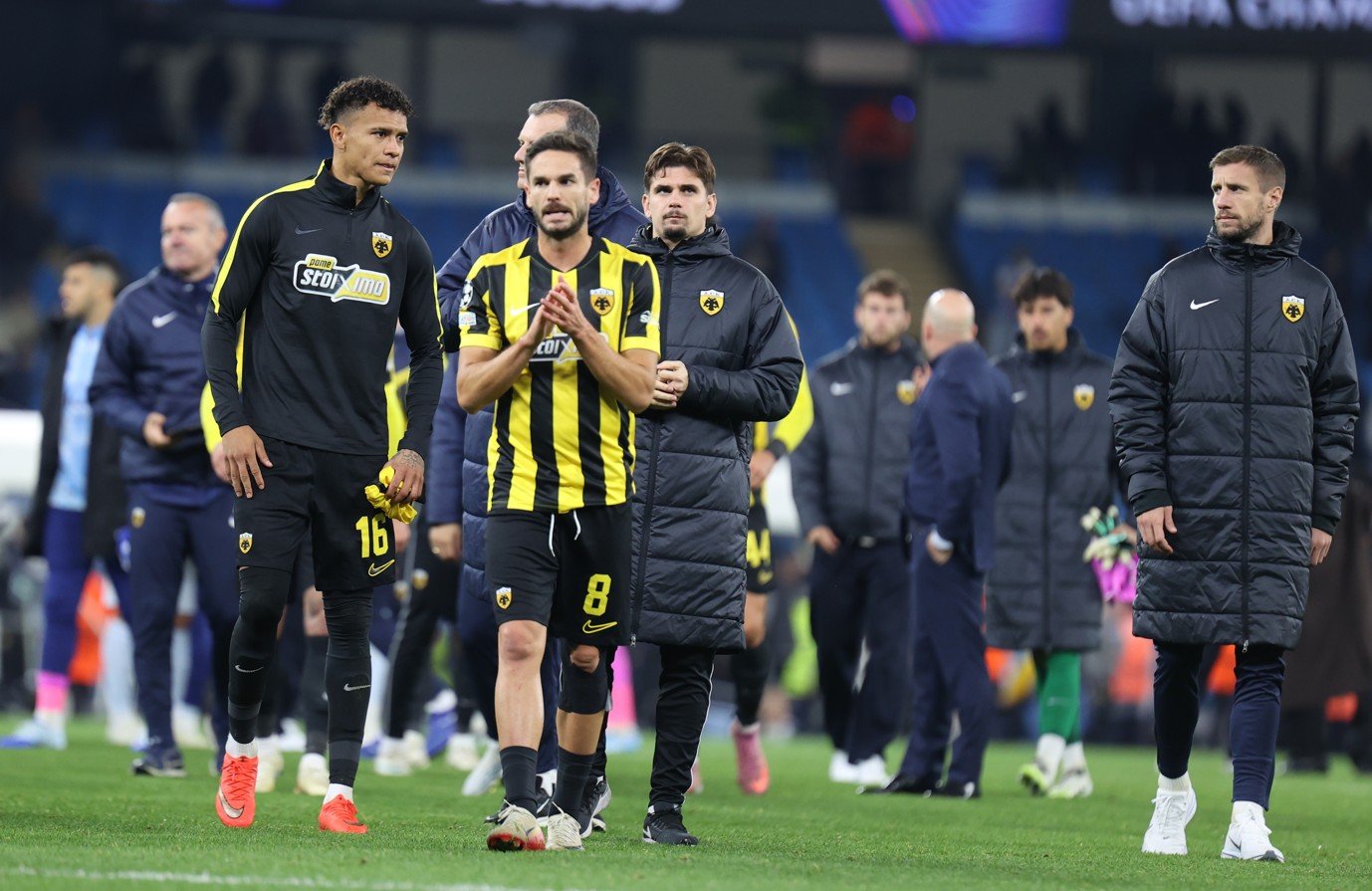 Μάντσεστερ Σίτι - ΑΕΚ 5-1: Το βαρύ σκορ, η υπόκλιση στο Έτιχαντ και το θερμό χειροκρότημα 3.500 φιλάθλων