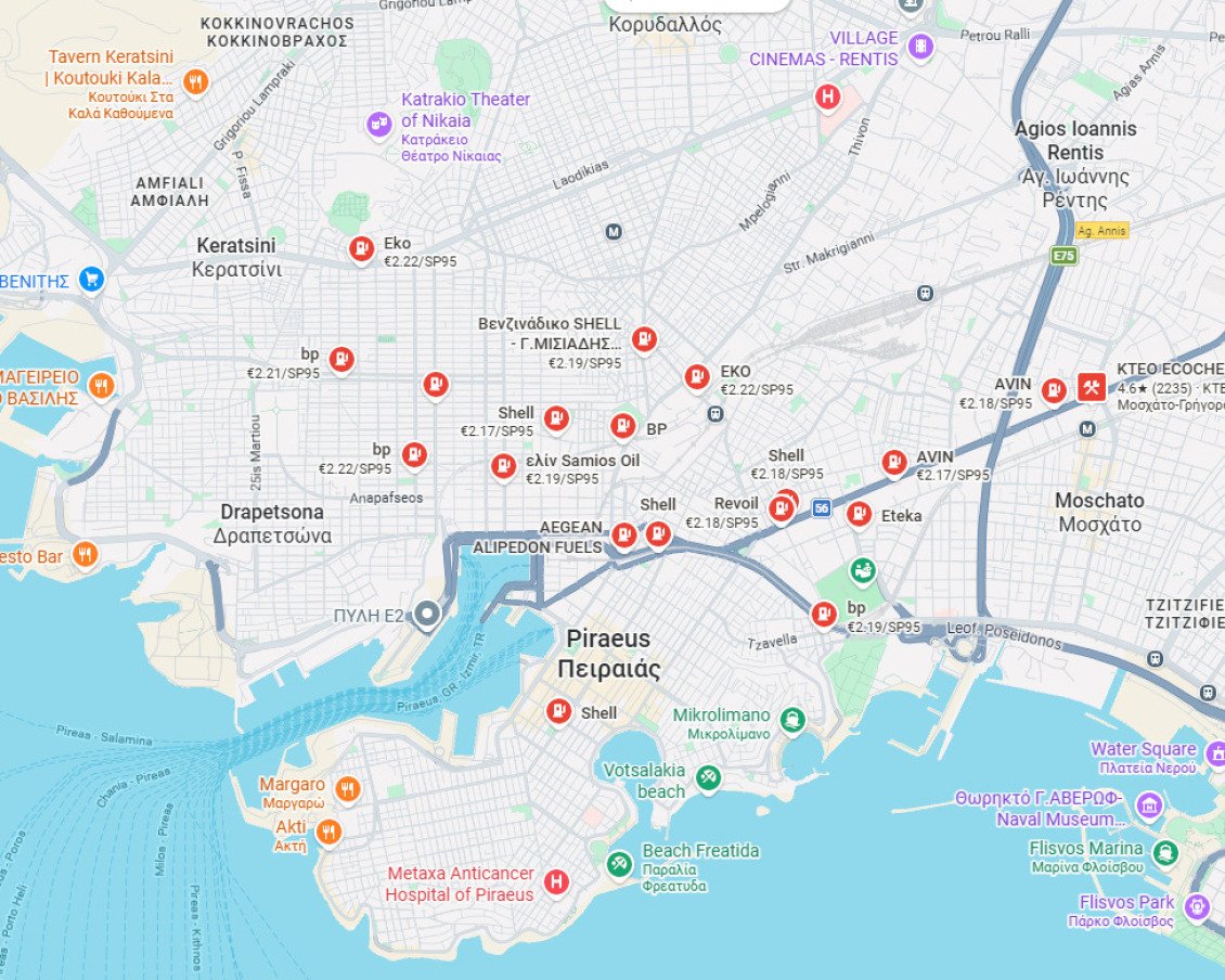 Google Maps: Πώς να εντοπίσετε εύκολα τα φθηνότερα βενζινάδικα και να εξοικονομήσετε χρήματα