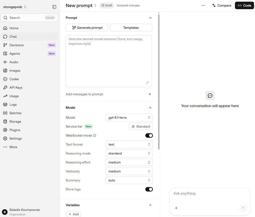 OpenAI: Παρουσίασε το νέο GPT-6.1 Terra με 50% χαμηλότερο κόστος και προηγμένες λειτουργίες