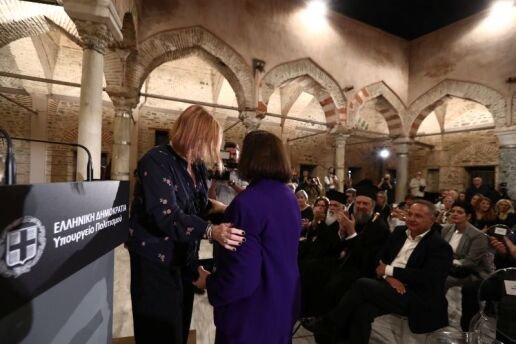 Θεσσαλονίκη: Παραδόθηκε στο κοινό το ιστορικό Αλκαζάρ – «Ανήκει στους πολίτες και τους επισκέπτες της» δήλωσε η Λίνα Μενδώνη
